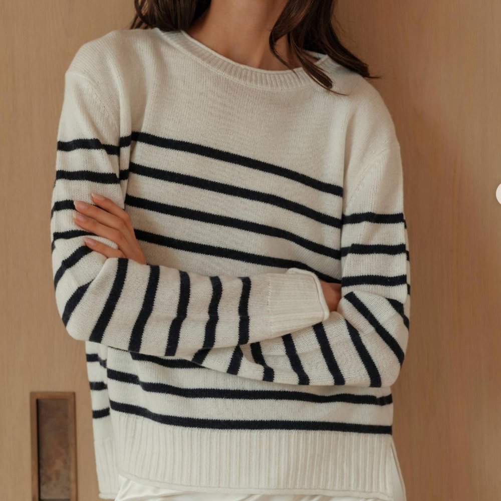 Jenni Kayne Striped Everyday Sweater - 1X - NWOT